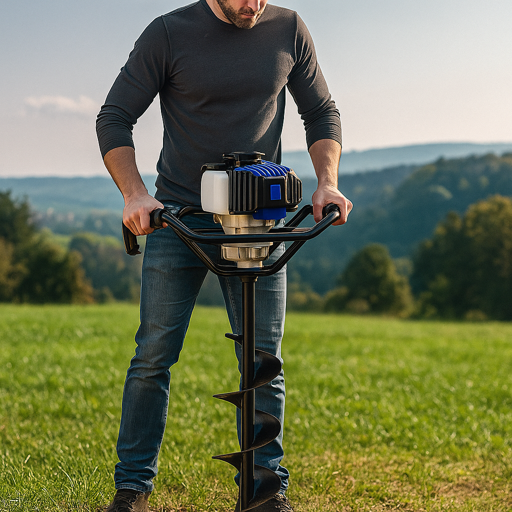 KRAFTON Benzinmotoros Földfúró – 6,3 LE