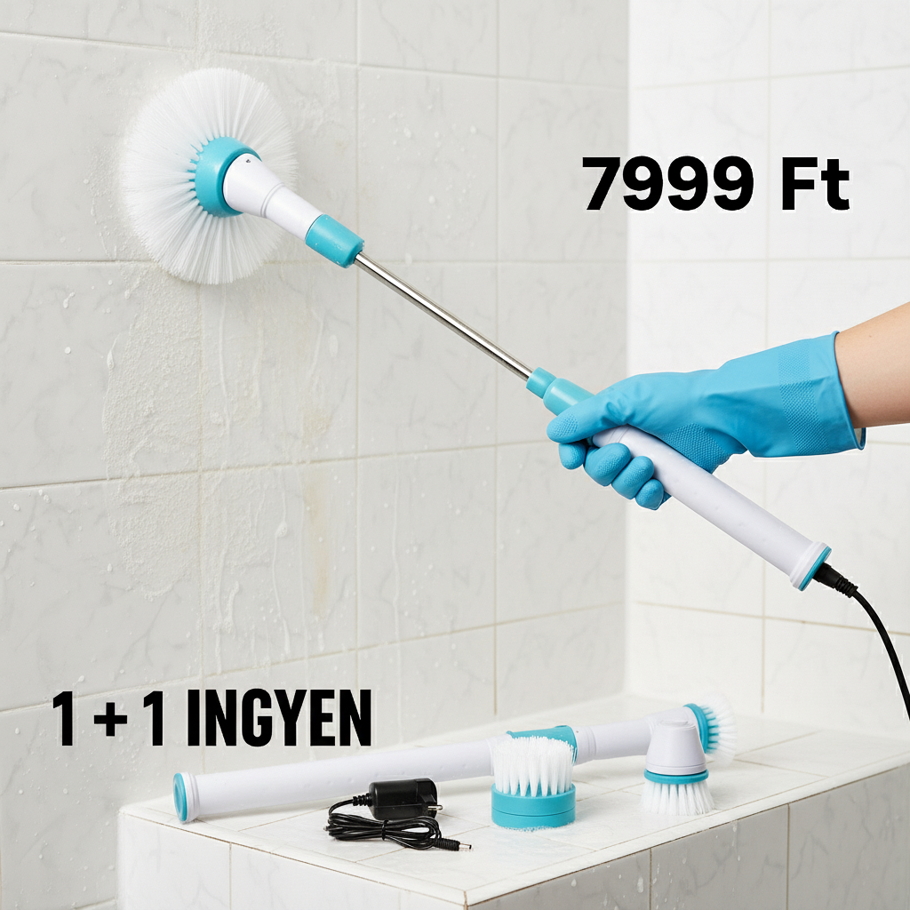 Vezeték nélküli elektromos tisztítókefe 1+1 Akcio