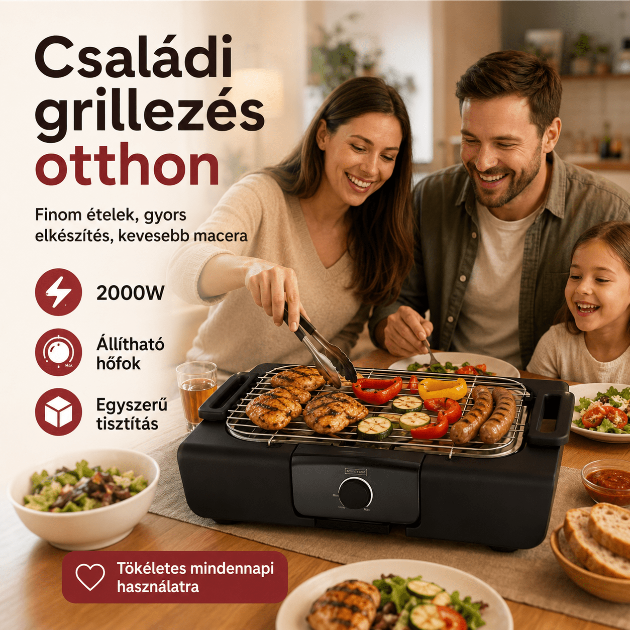 Royalty Line Elektromos Grill 2000w - | Cyber Bazaar