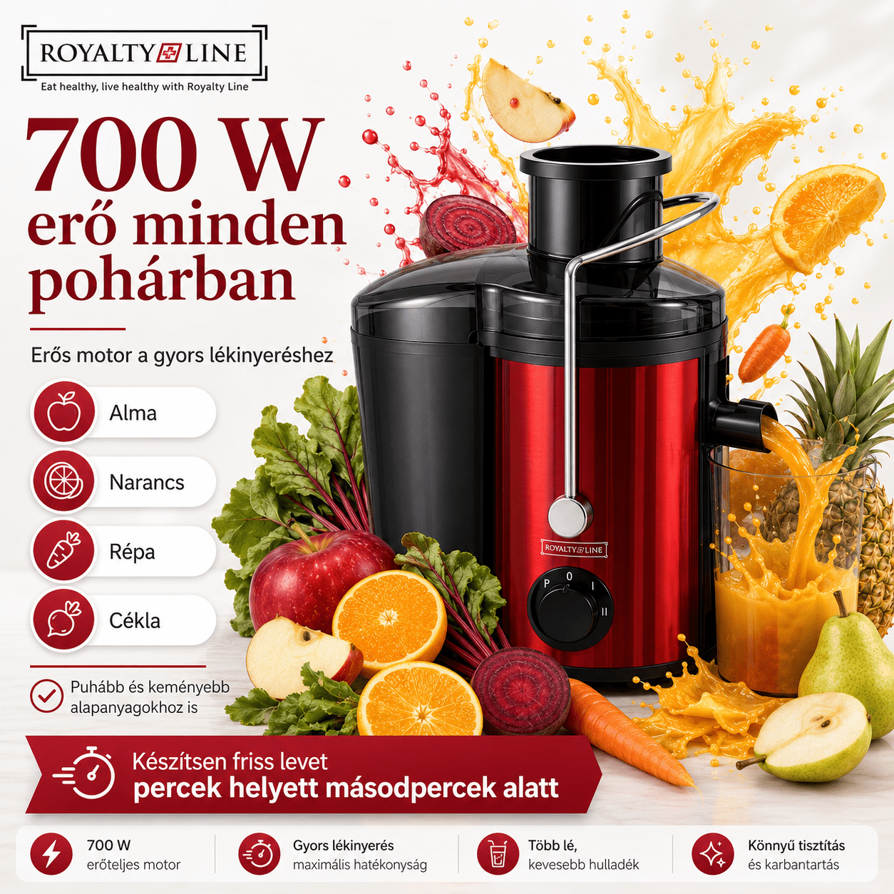 Royalty Line Gyümölcscentrifuga - | Cyber Bazaar