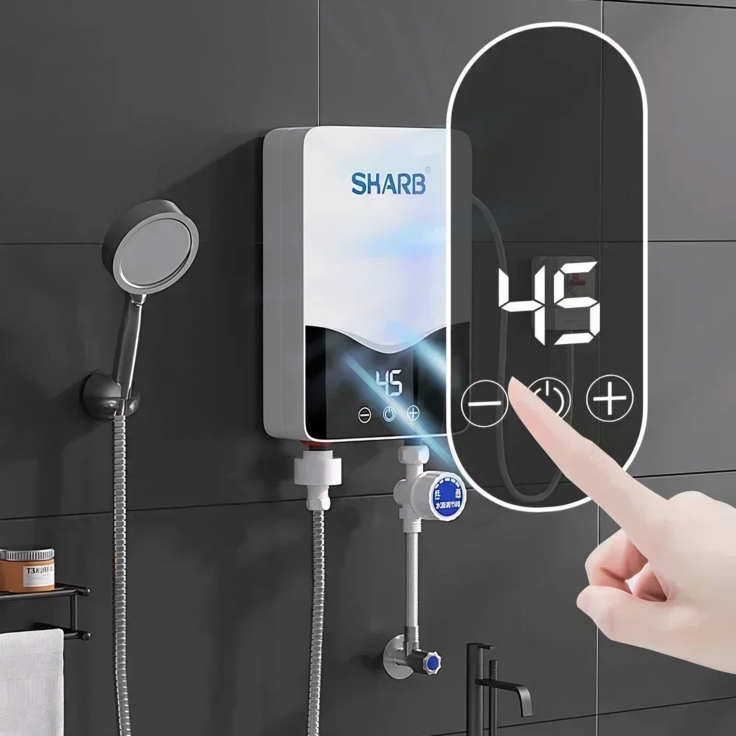 SHARB Elektromos Átfolyós Vízmelegítő - | Cyber Bazaar