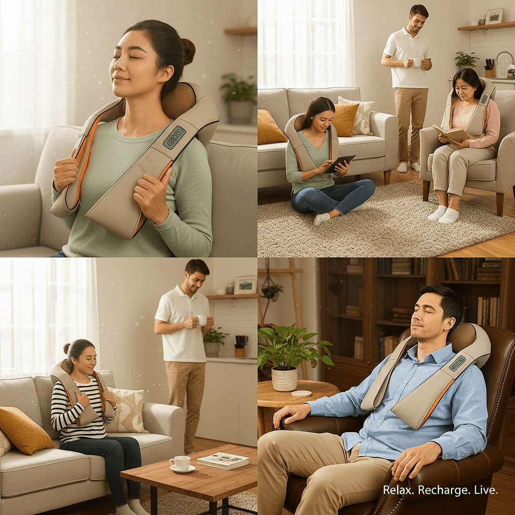 Shiatsu Nyakmasszírozó - | Cyber Bazaar