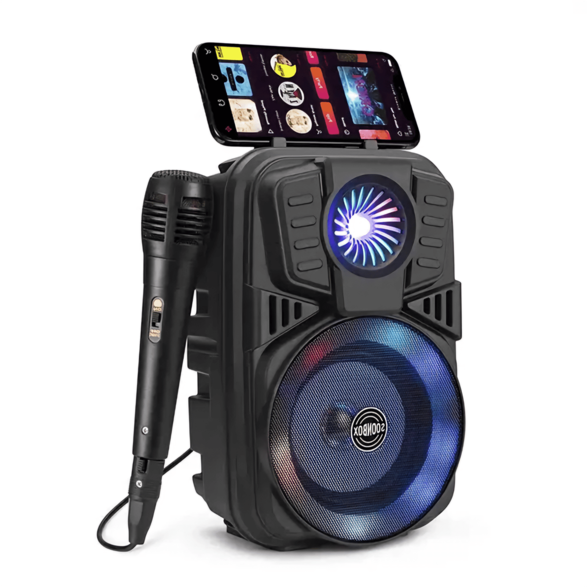 SOONBOX S26 Karaoke Mikrofonos Bluetooth Hangszóró - | Cyber Bazaar