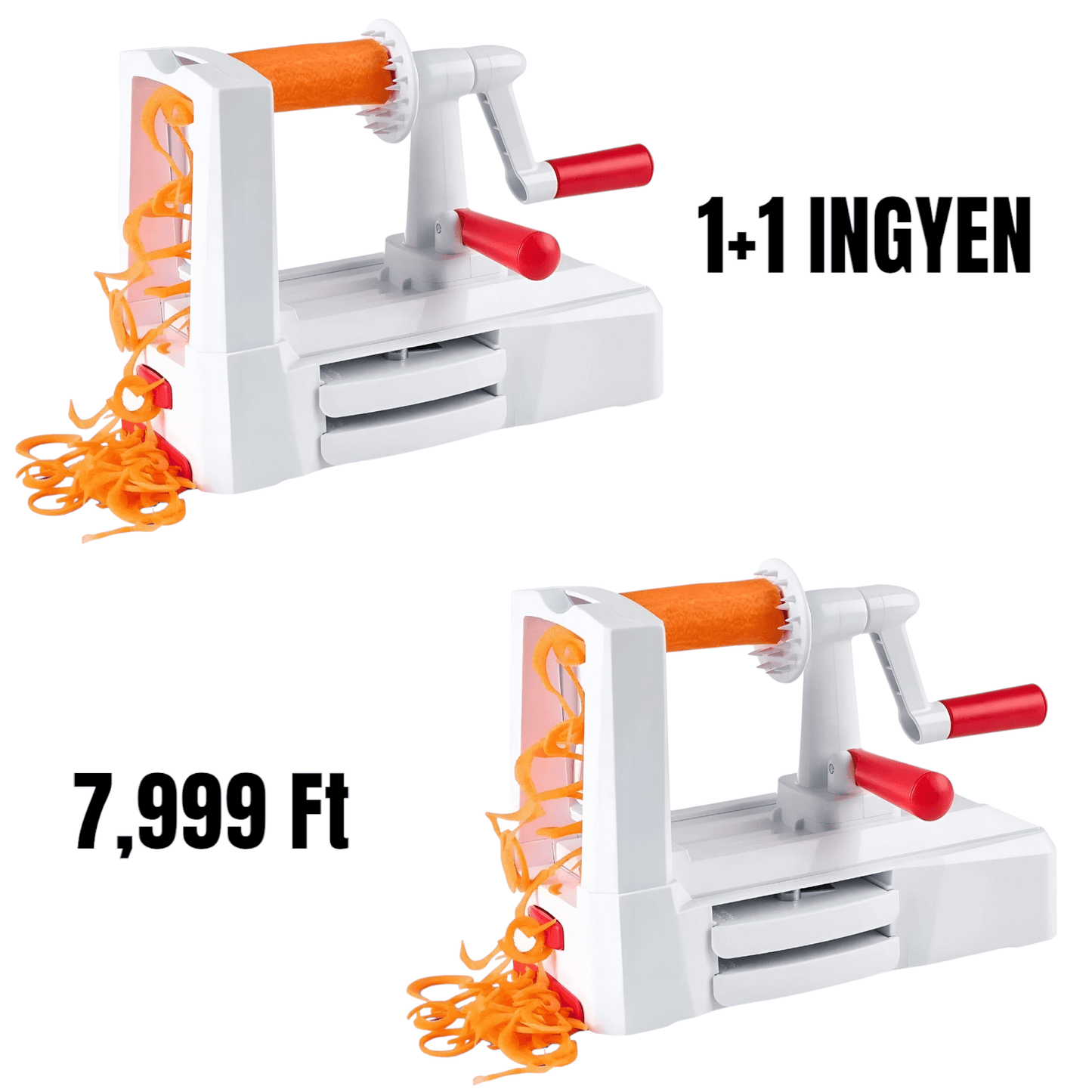 Spirál Zöldségszeletelő 1+1 Ingyen - | Cyber Bazaar