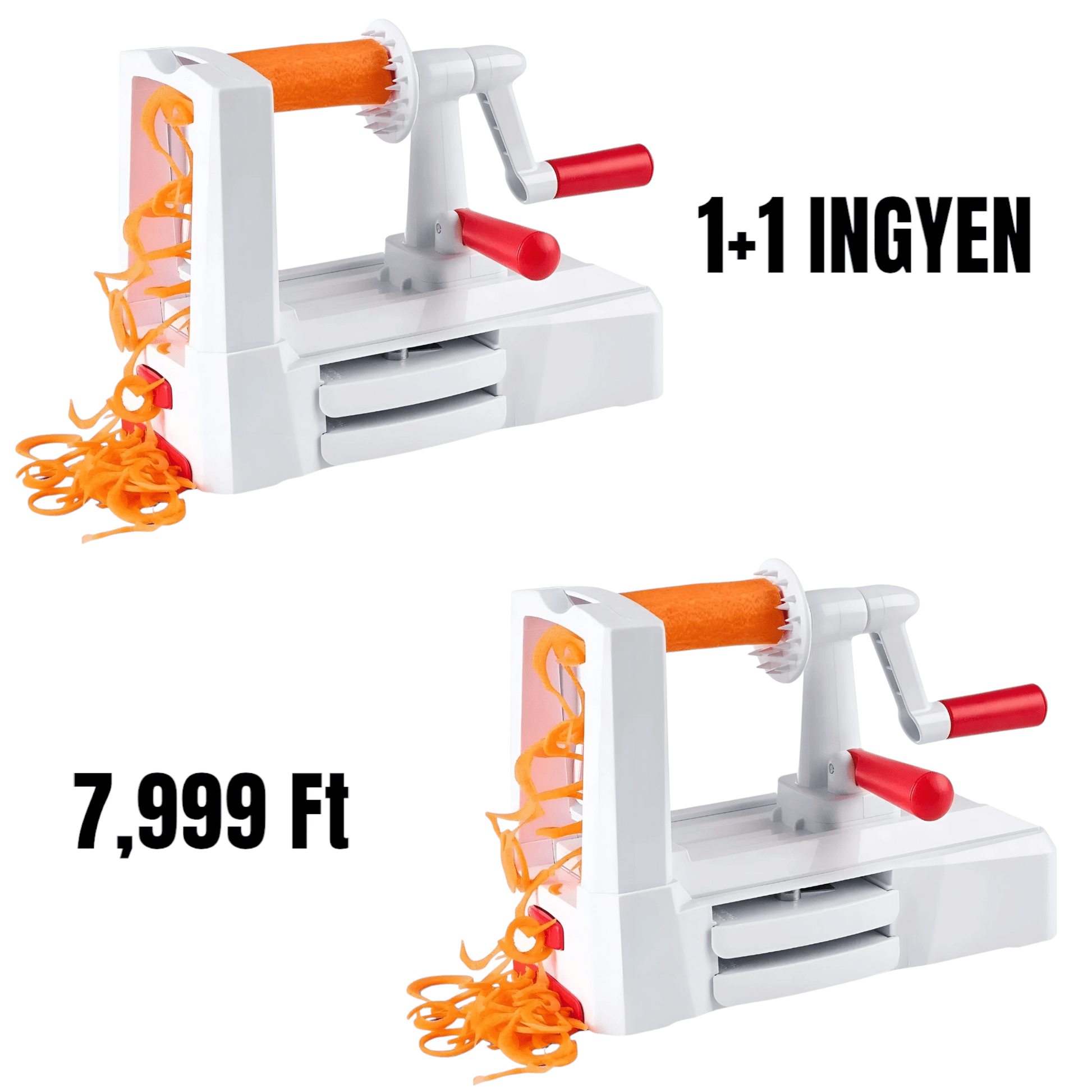 Spirál Zöldségszeletelő 1+1 Ingyen - | Cyber Bazaar