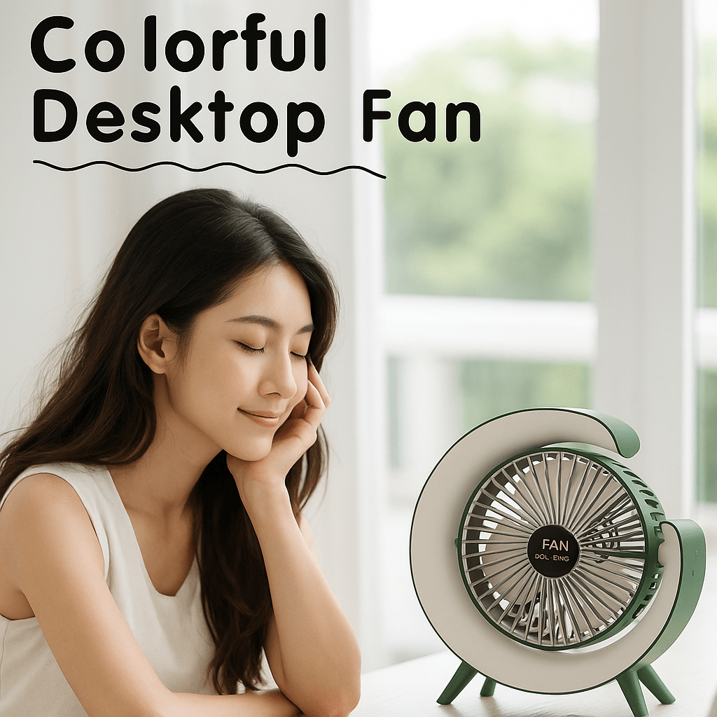 Színes Asztali Ventilátor - | Cyber Bazaar