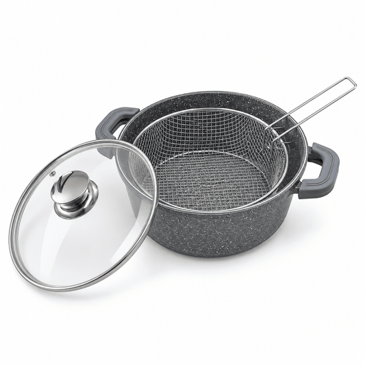 Tapadásmentes lábas sütőkosárral, 24 cm - Fazekak és lábasok | Cyber Bazaar