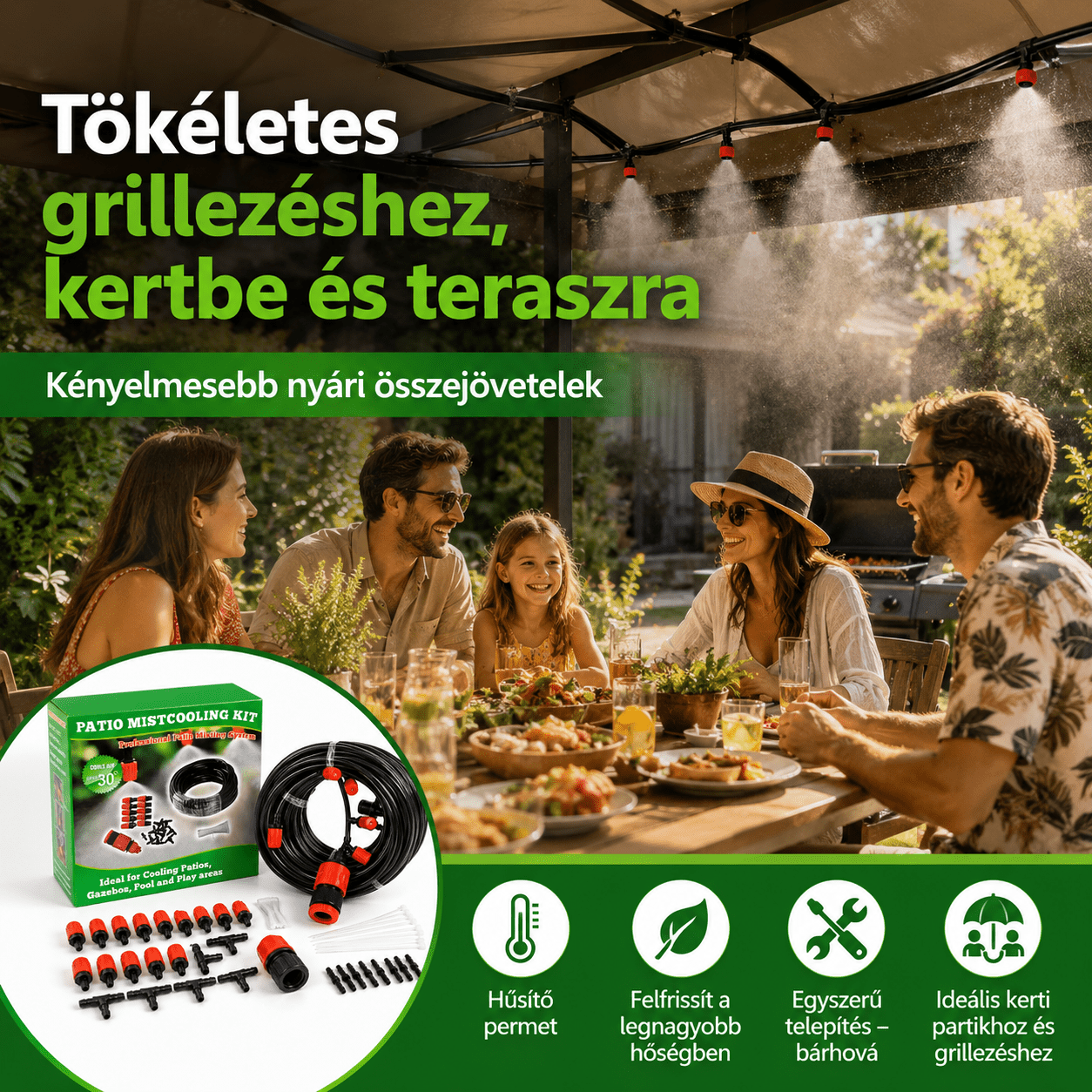 Teraszpárásító Rendszer – 1+1 INGYEN - | Cyber Bazaar