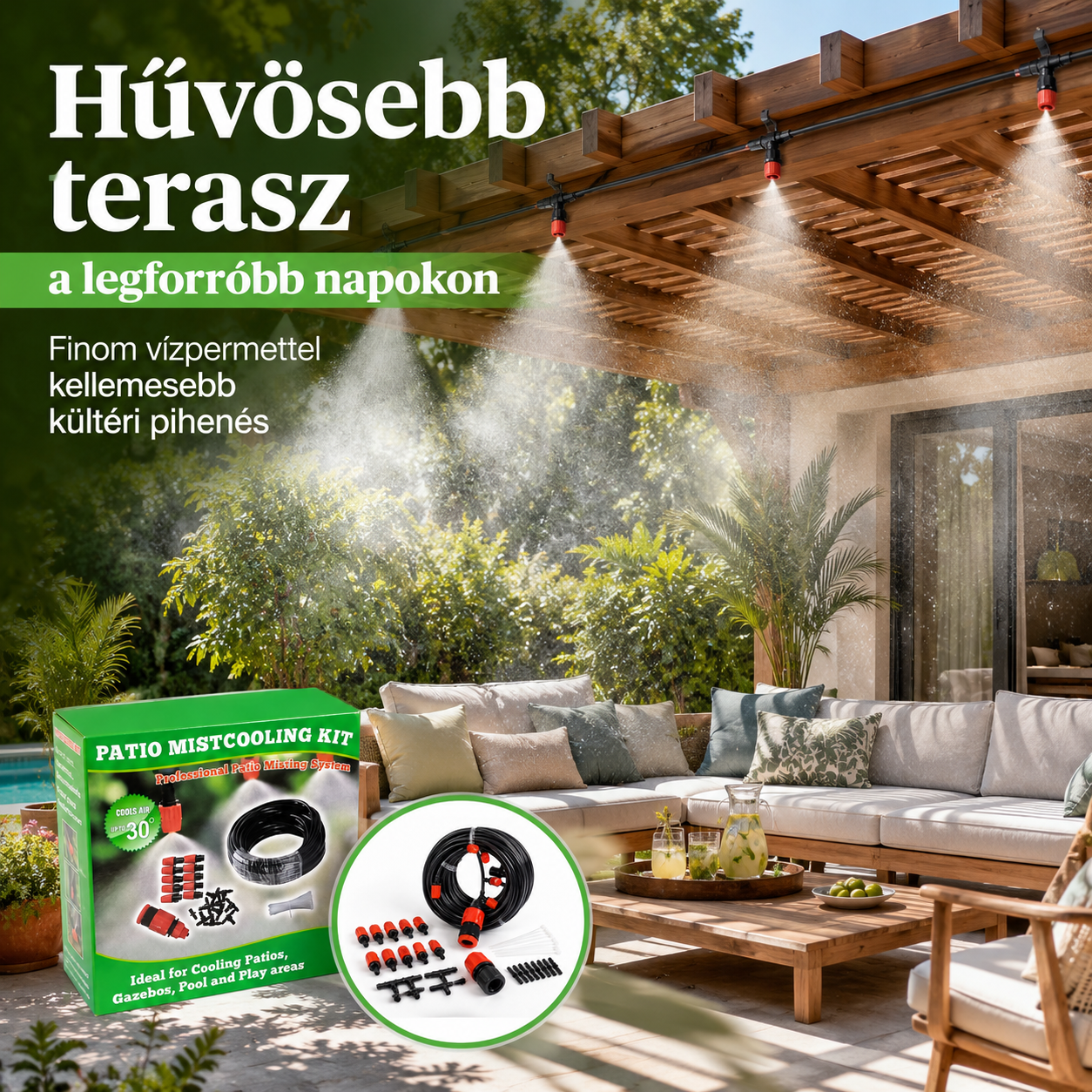 Teraszpárásító Rendszer – 1+1 INGYEN - | Cyber Bazaar