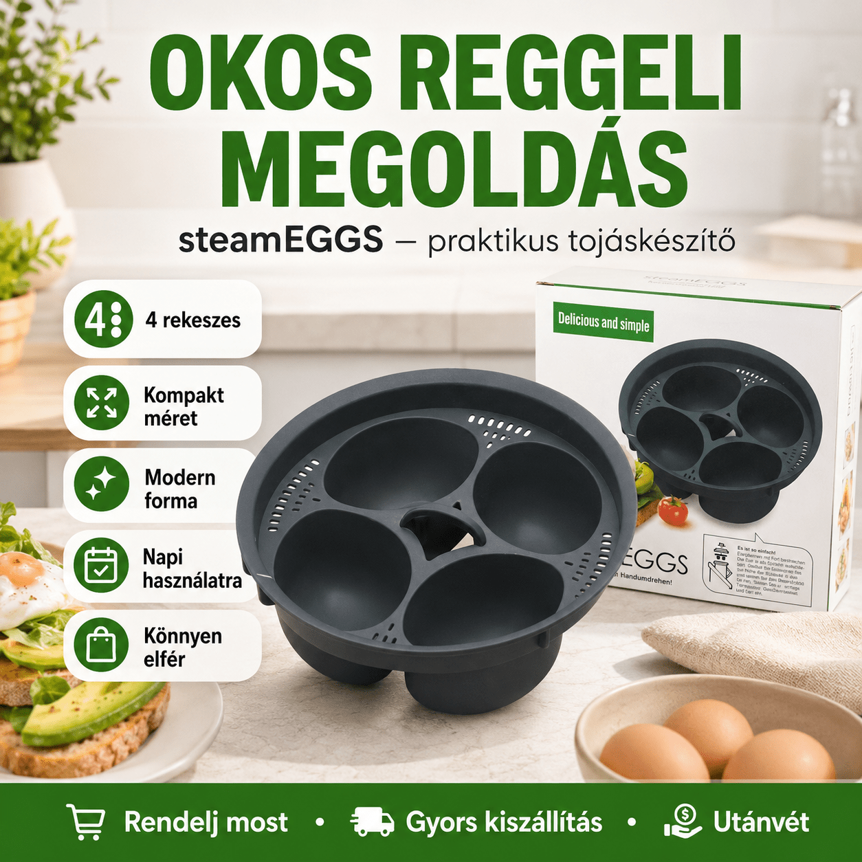 Tökéletes Tojás 5 perc Alatt - | Cyber Bazaar