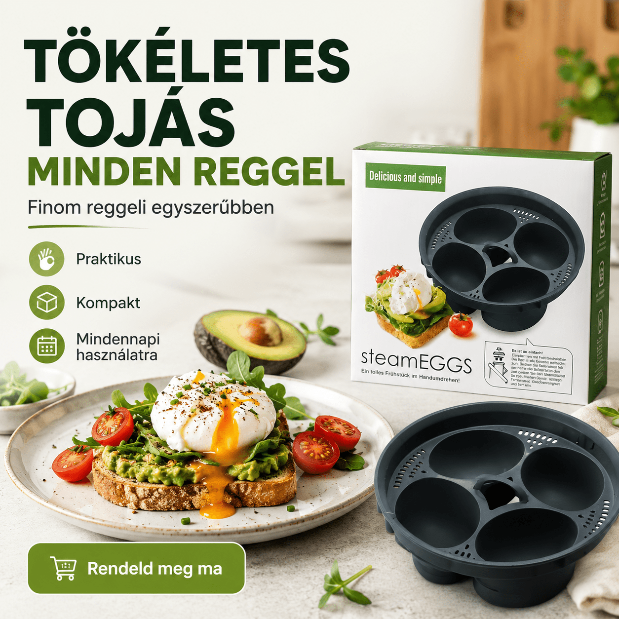 Tökéletes Tojás 5 perc Alatt - | Cyber Bazaar