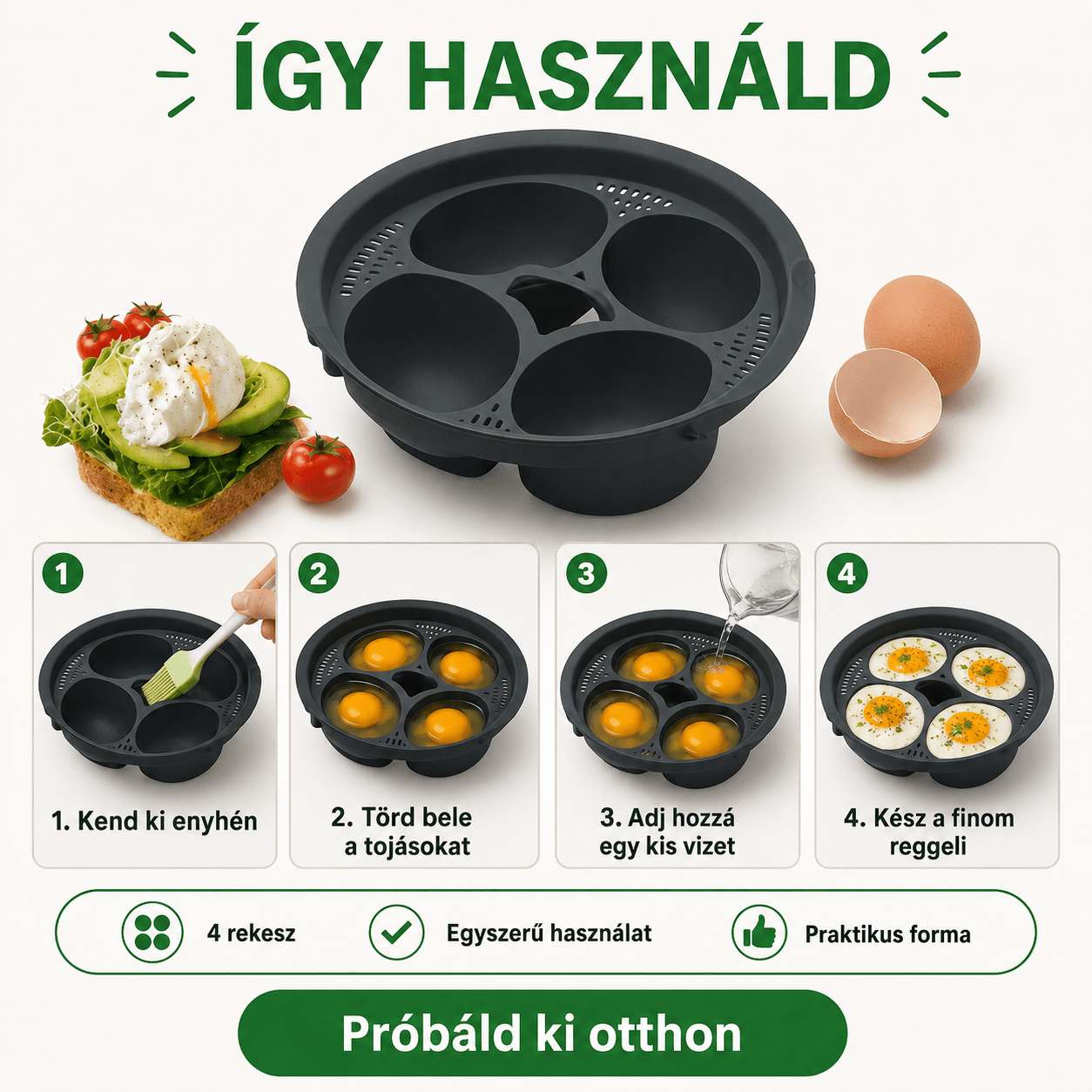 Tökéletes Tojás 5 perc Alatt - | Cyber Bazaar