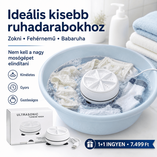 Ultrahangos Mini Mosógép