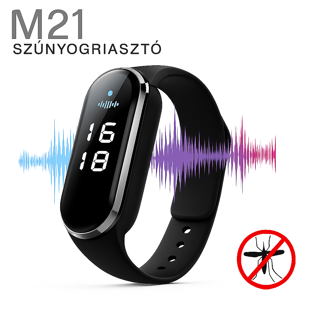 Ultrahangos Szúnyogriasztó Karkötő 1+1 Ingyen - | Cyber Bazaar