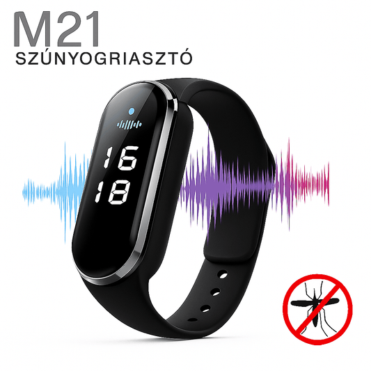 Ultrahangos Szúnyogriasztó Karkötő 1+1 Ingyen - | Cyber Bazaar