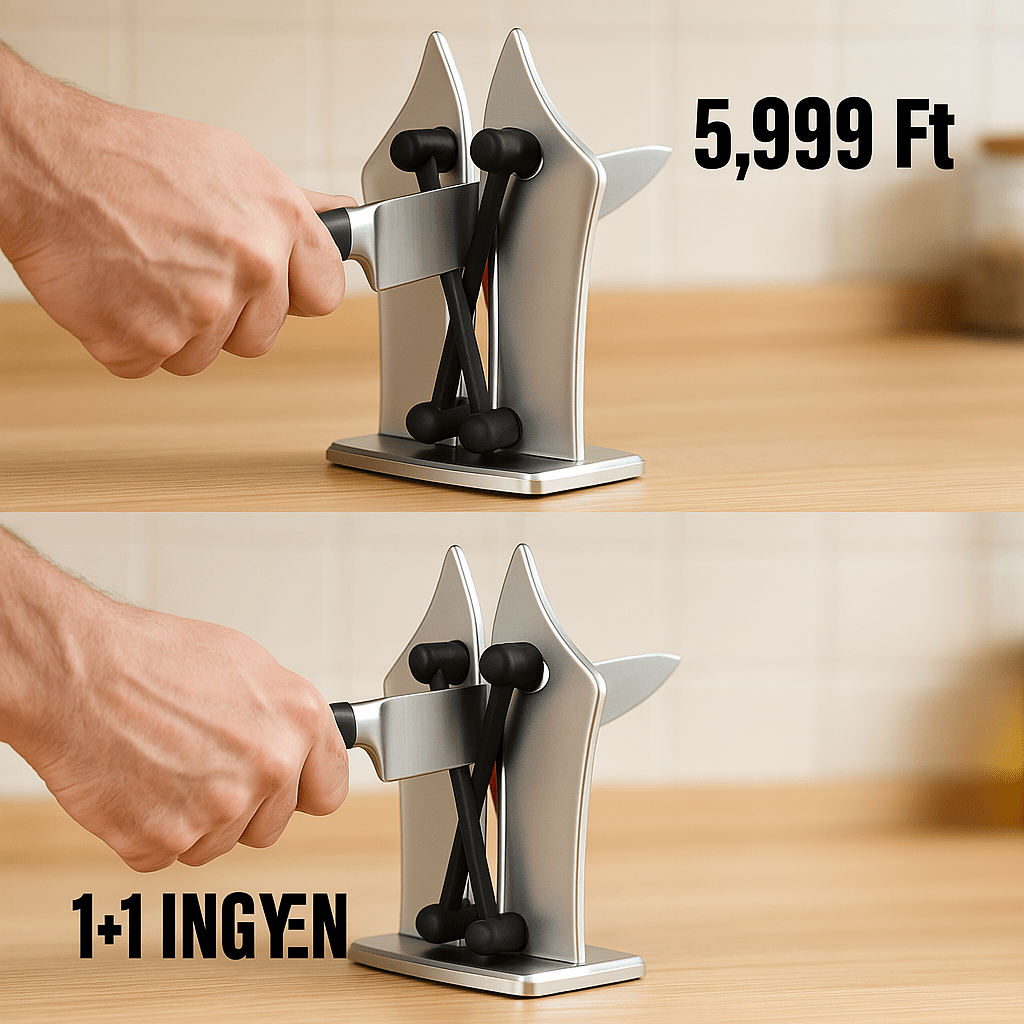 Univerzális rugós késélező 1+1 Ingyen - | Cyber Bazaar