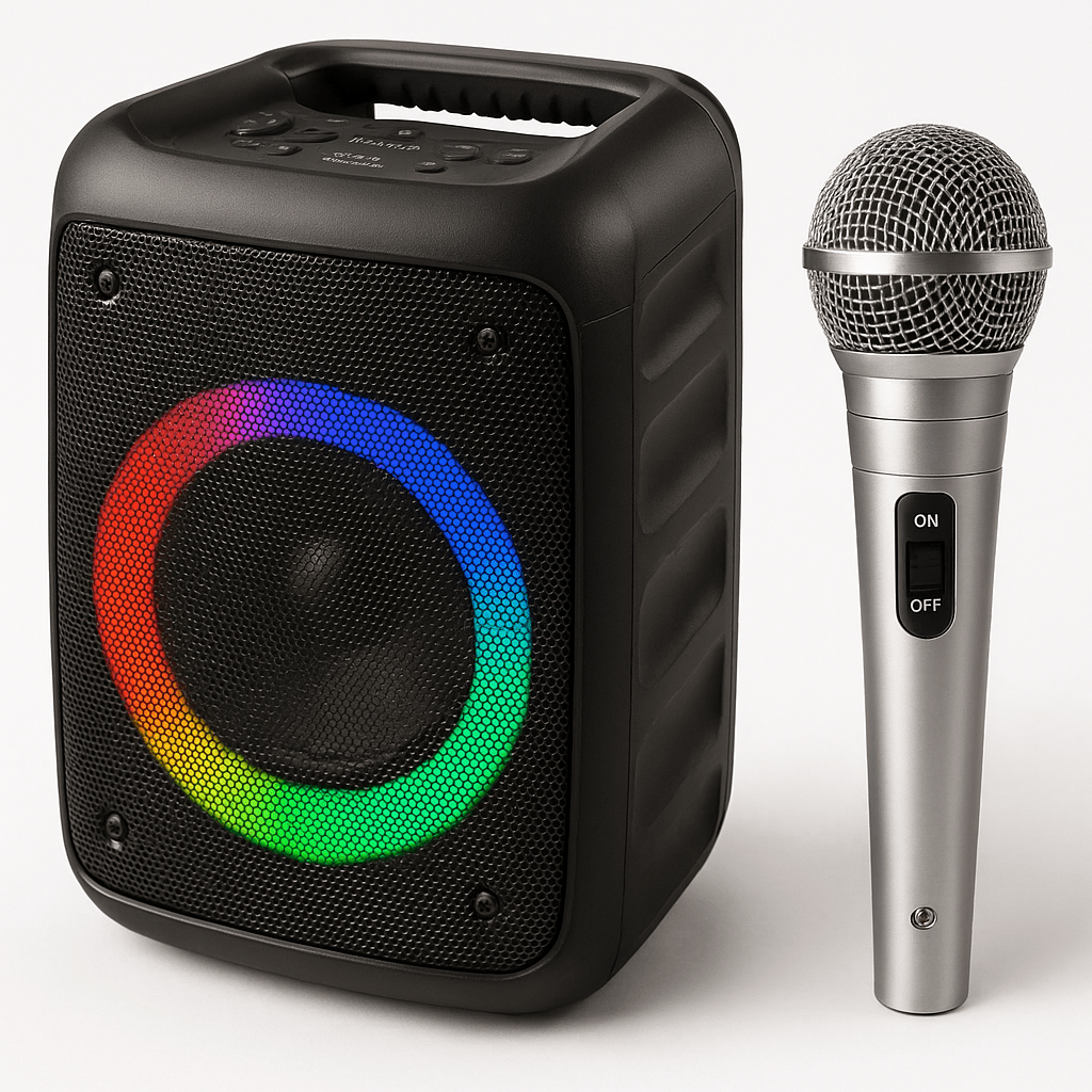 Vezeték nélküli Bluetooth hangszóró mikrofonnal - | Cyber Bazaar