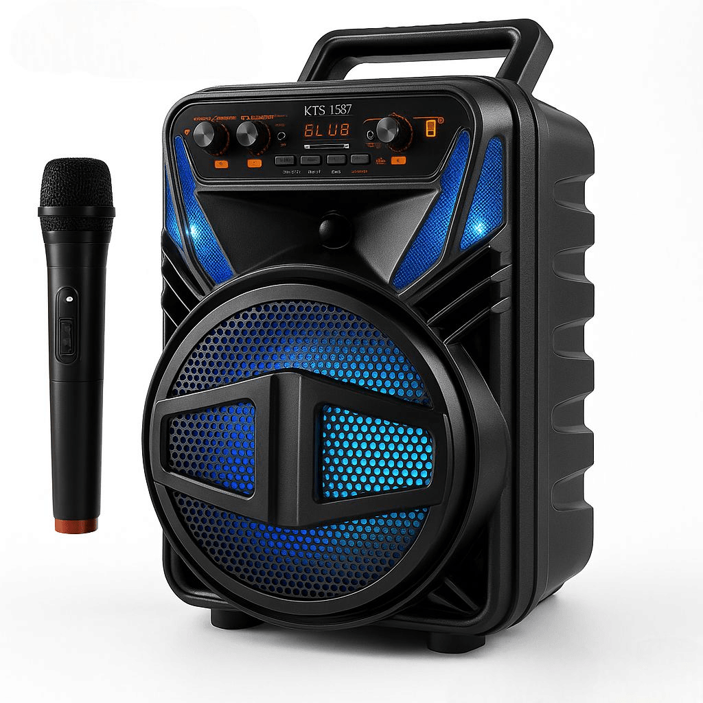 Vezeték nélküli Bluetooth Hangszóró Mikrofonnal - | Cyber Bazaar