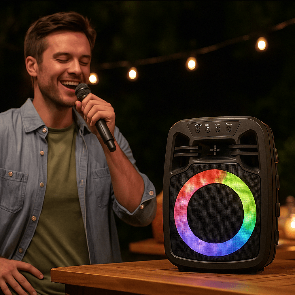 Vezeték Nélküli Bluetooth Hordozható Hangszóró - | Cyber Bazaar