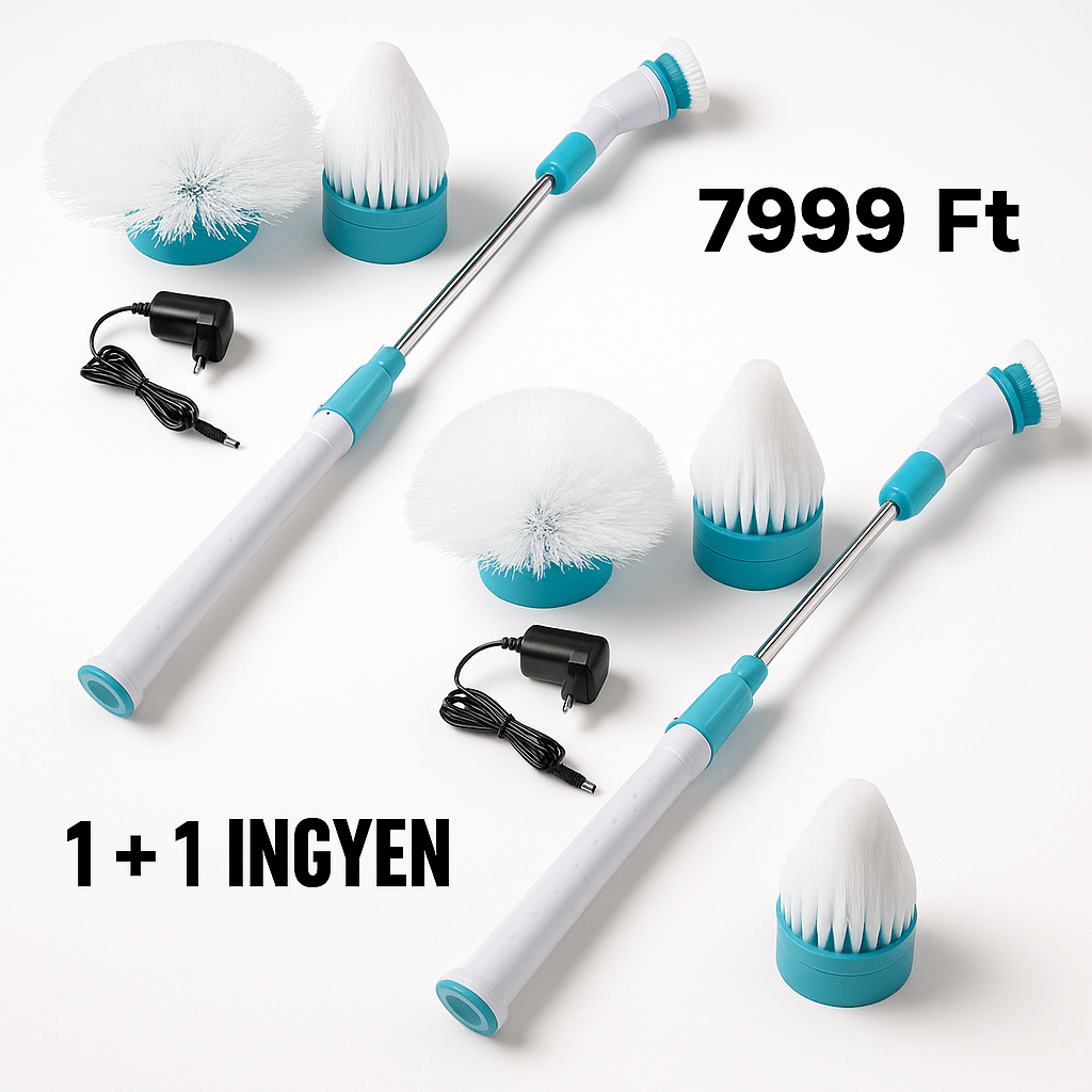 Vezeték nélküli elektromos tisztítókefe 1+1 Akcio - 0 | Cyber Bazaar