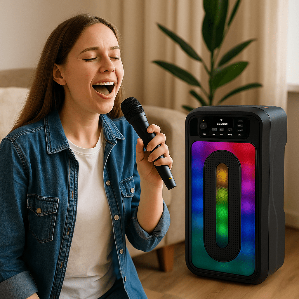 Vezeték nélküli hordozható Bluetooth hangszóró - | Cyber Bazaar
