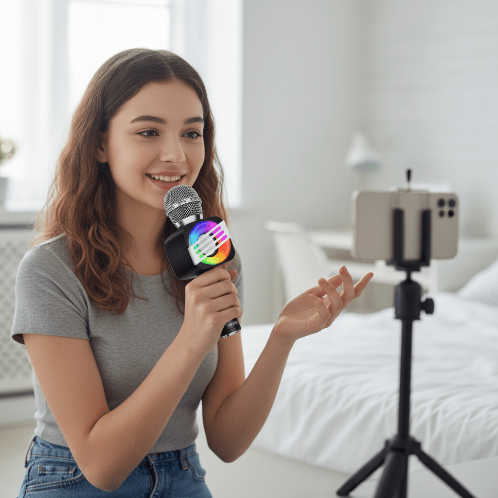 Vezeték Nélküli Karaoke Mikrofon - | Cyber Bazaar