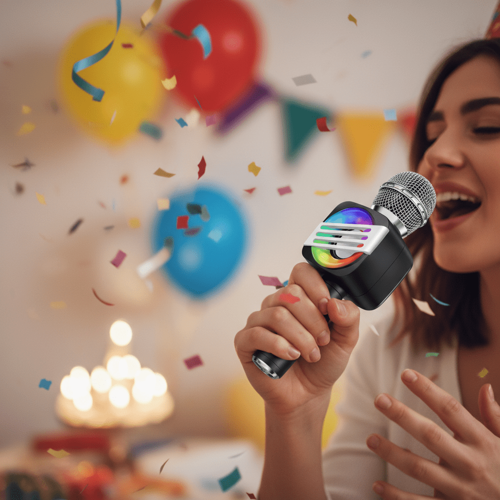 Vezeték Nélküli Karaoke Mikrofon - | Cyber Bazaar