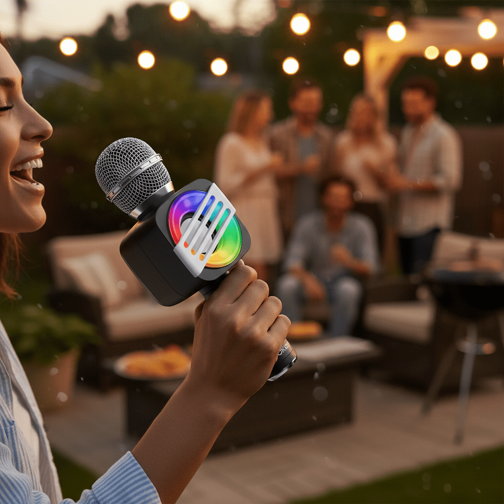 Vezeték Nélküli Karaoke Mikrofon - | Cyber Bazaar