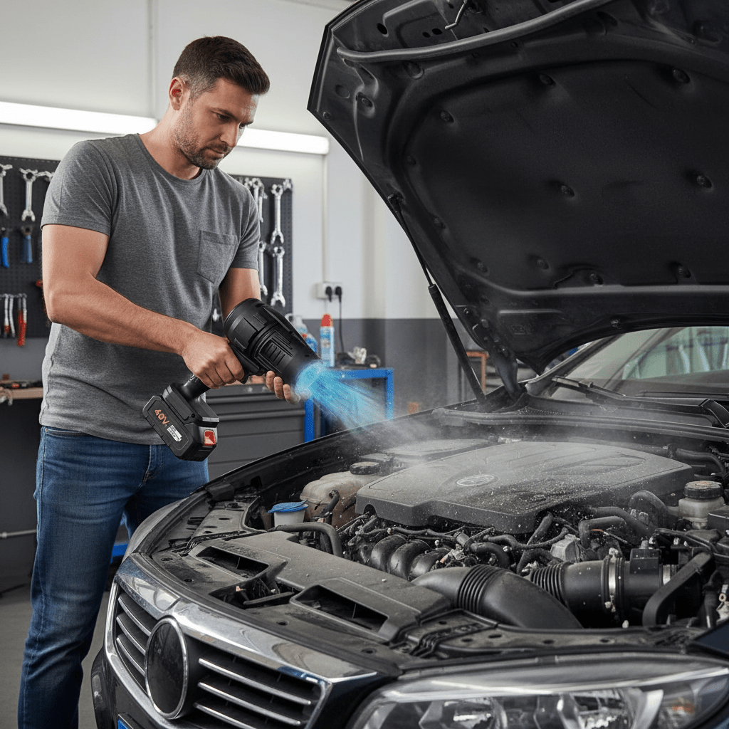 Vezeték nélküli Turbo Légfúvó 48V - | Cyber Bazaar