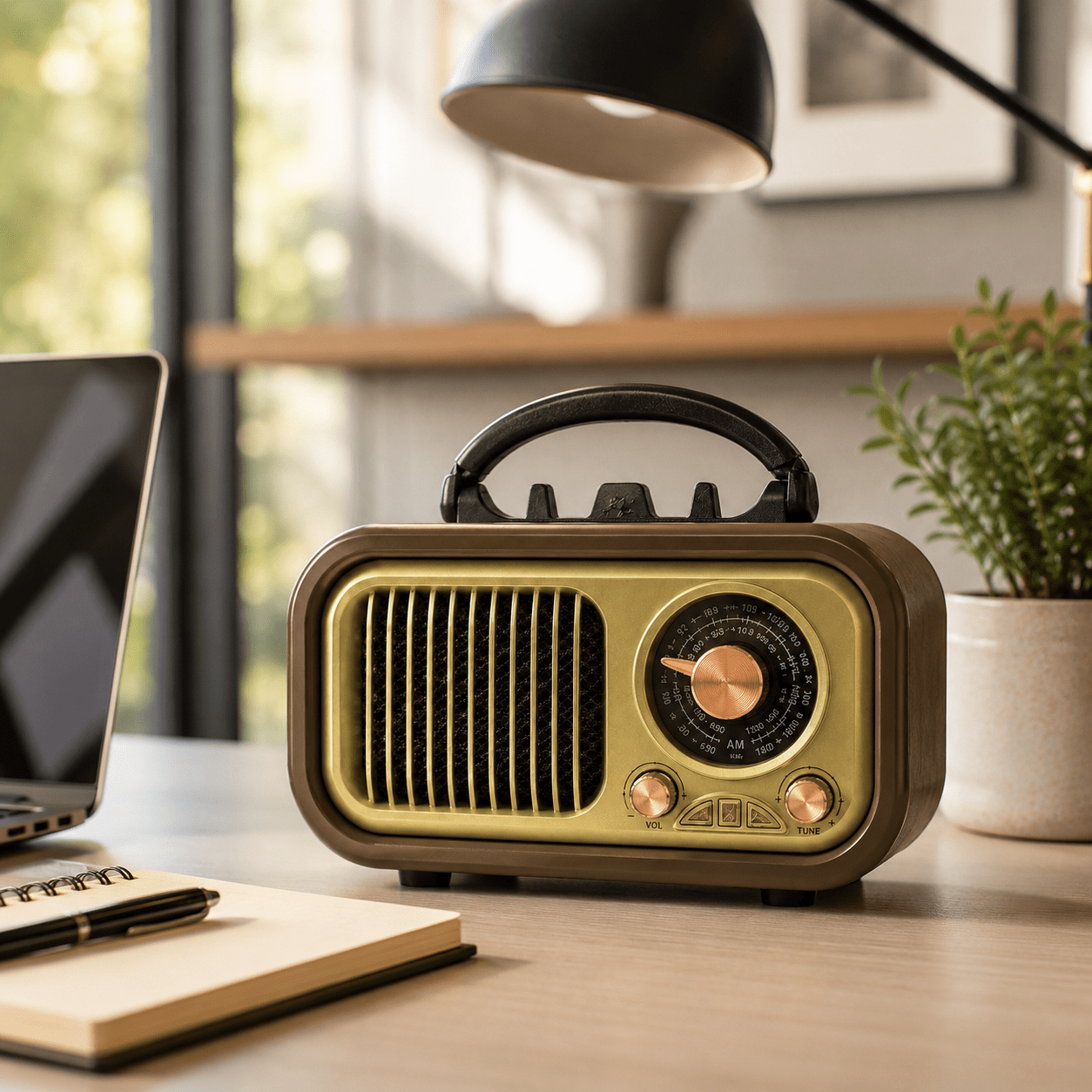 Vintage Bluetooth Rádió Hangszóró - | Cyber Bazaar