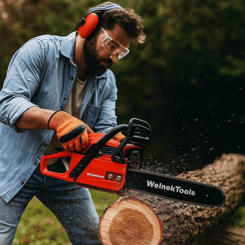 WelnekTools Benzines Láncfűrész - | Cyber Bazaar