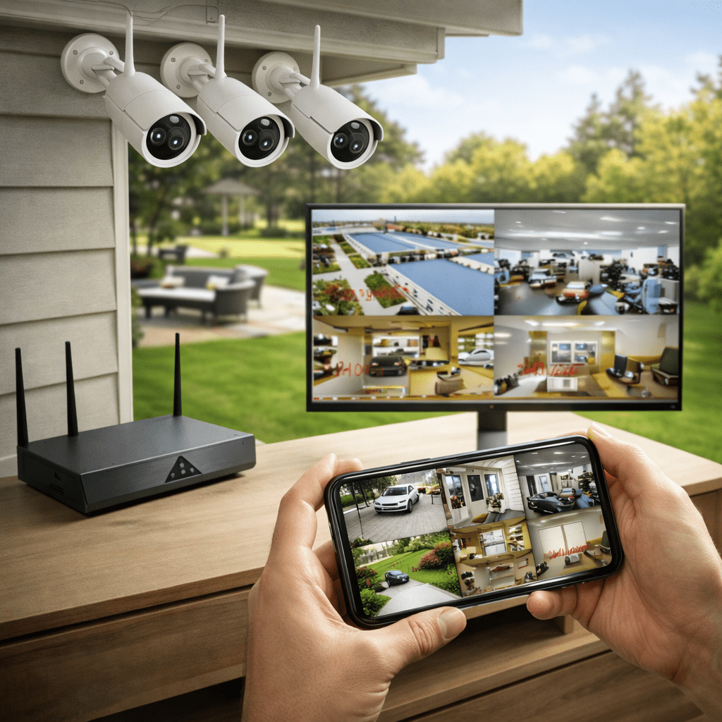 WiFi Full Kit Kamerarendszer - | Cyber Bazaar