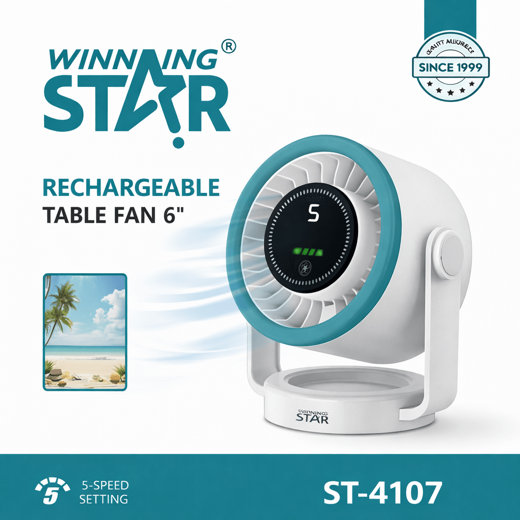 Winning Star Prémium Asztali Ventilátor - | Cyber Bazaar