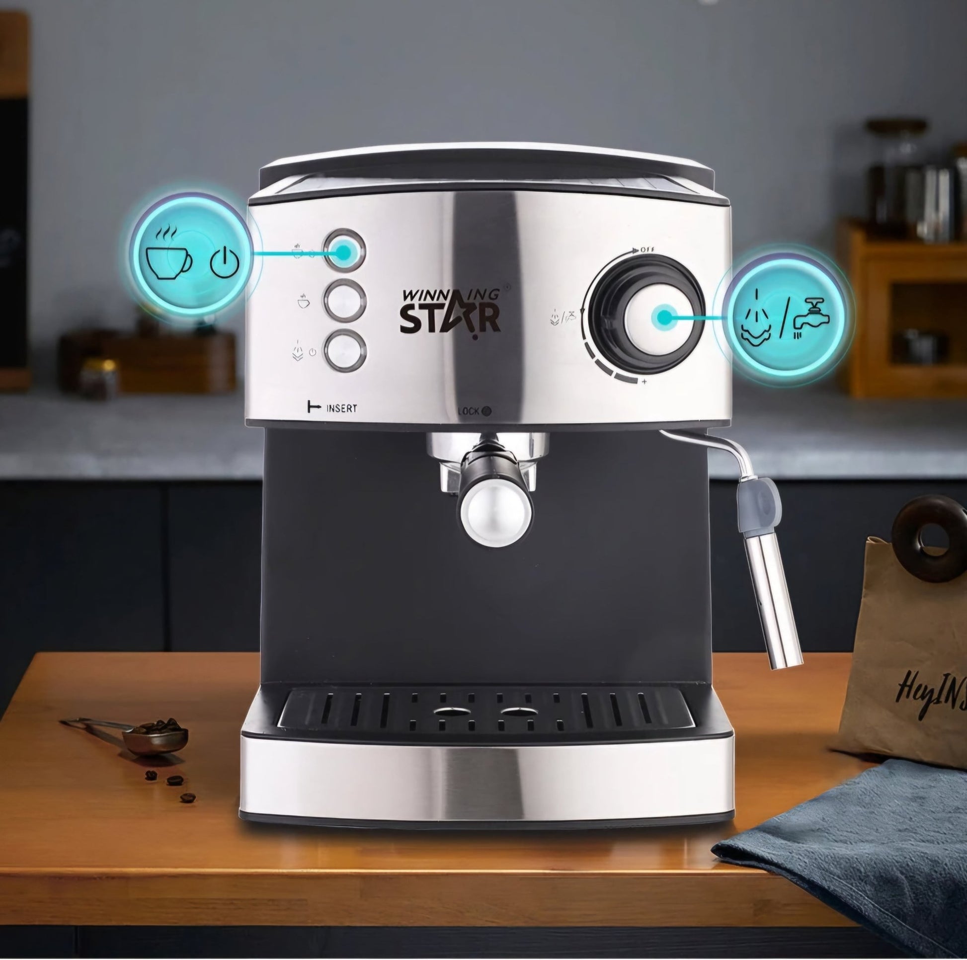 Winning Star ST - 9702 Eszpresszó Gép - | Cyber Bazaar