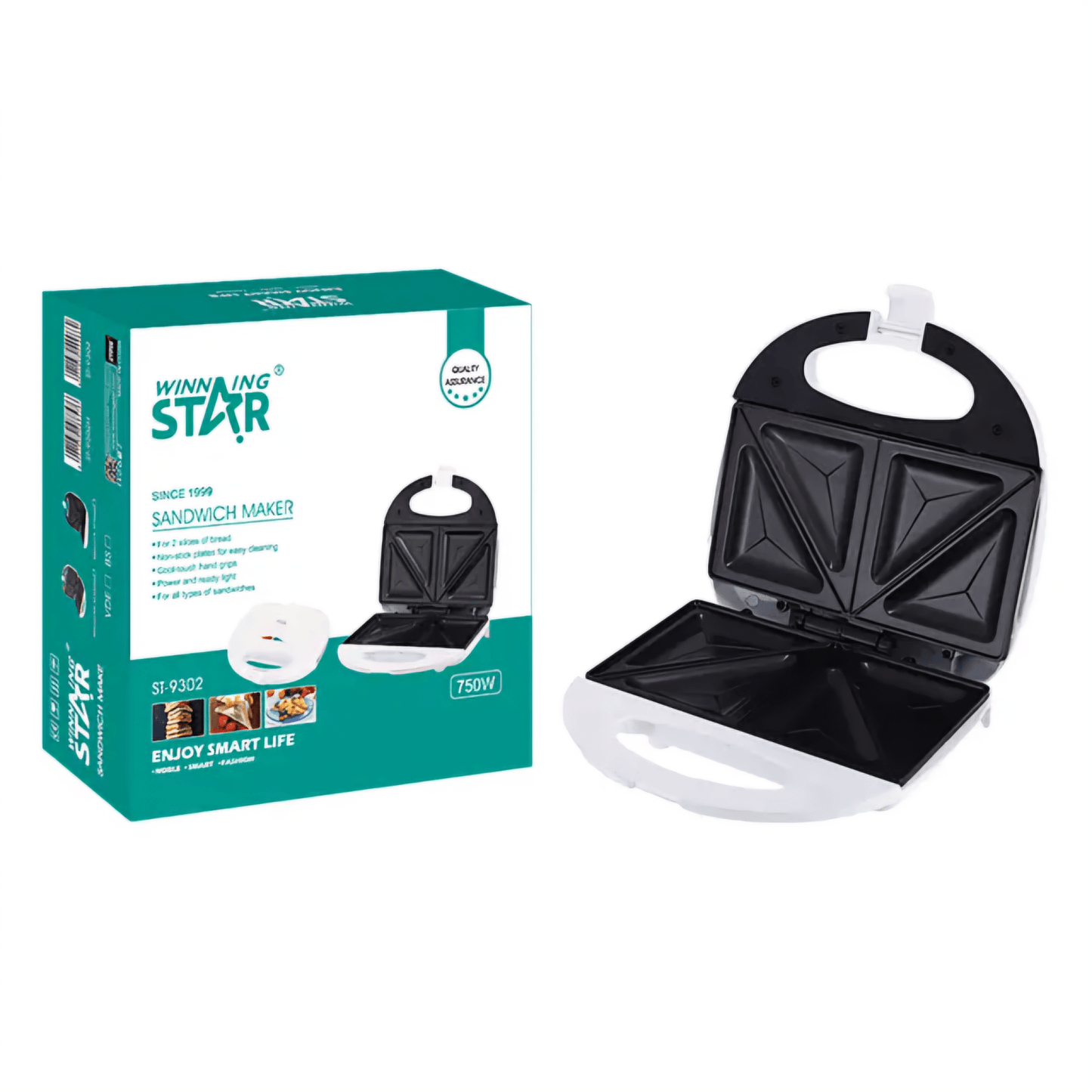 Winning Star szendvicssütőt 750 W - | Cyber Bazaar