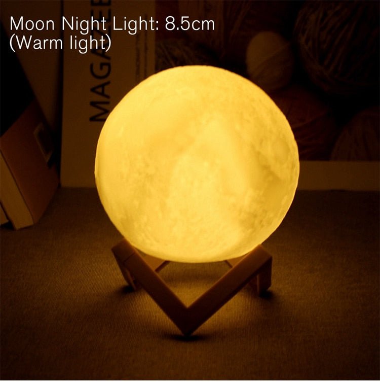 LED éjszakai fény Hold lámpa - 0 | Cyber Bazaar