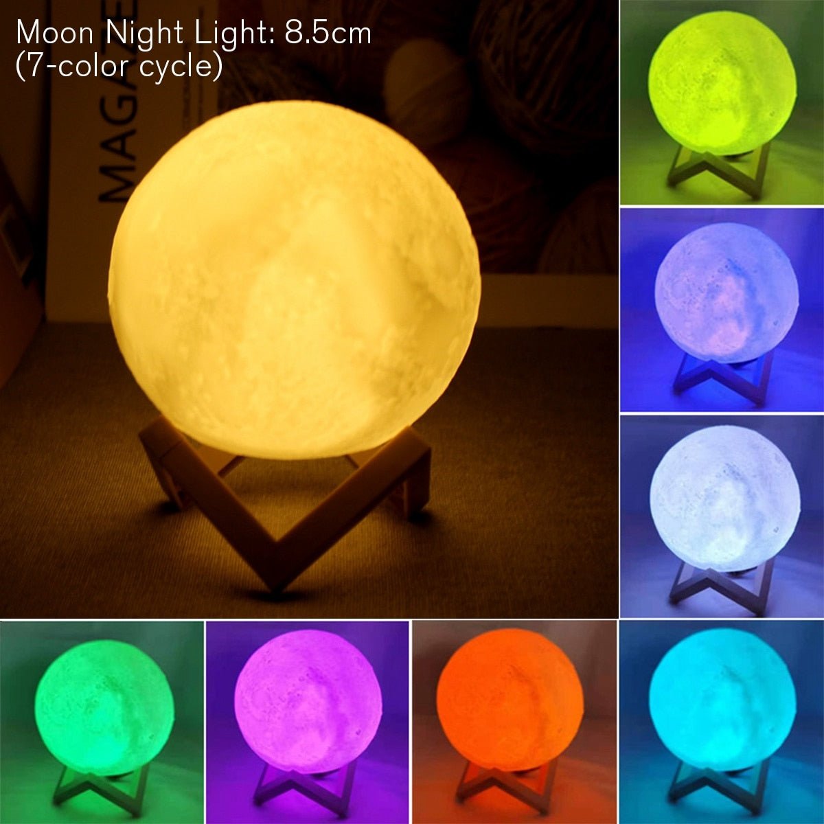 LED éjszakai fény Hold lámpa - 0 | Cyber Bazaar