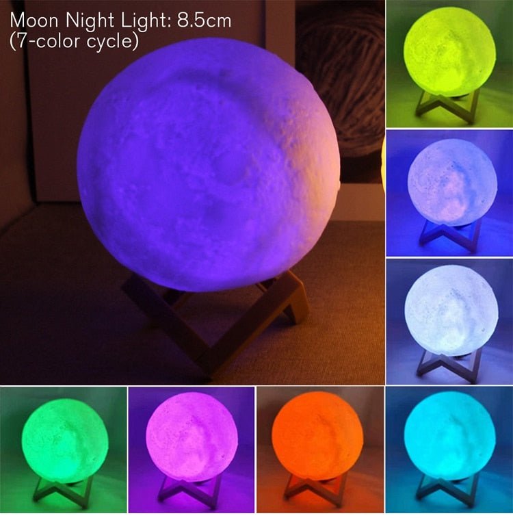 LED éjszakai fény Hold lámpa - 0 | Cyber Bazaar